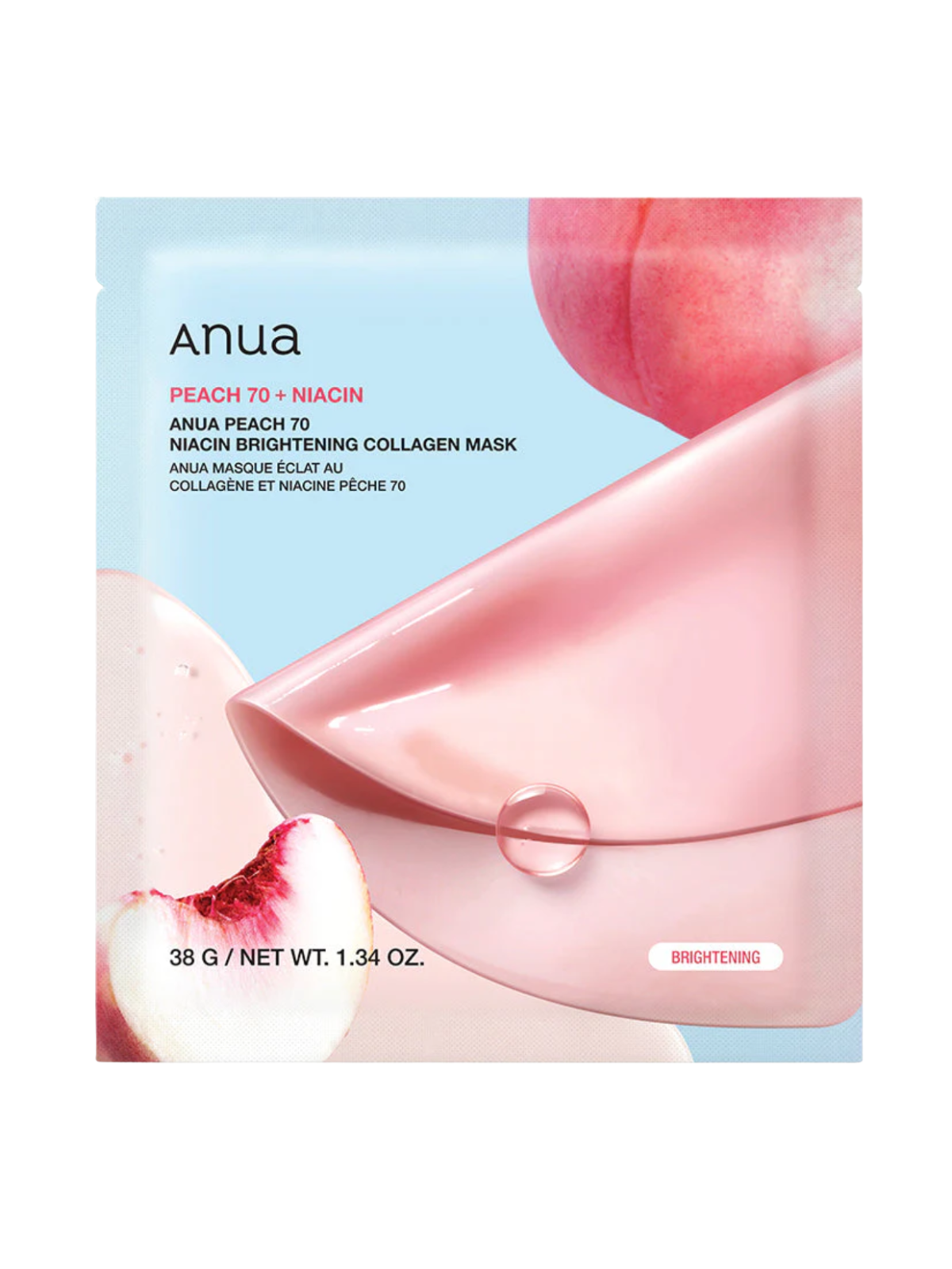 Peach 70 Niacin Brightening Collagen Mask