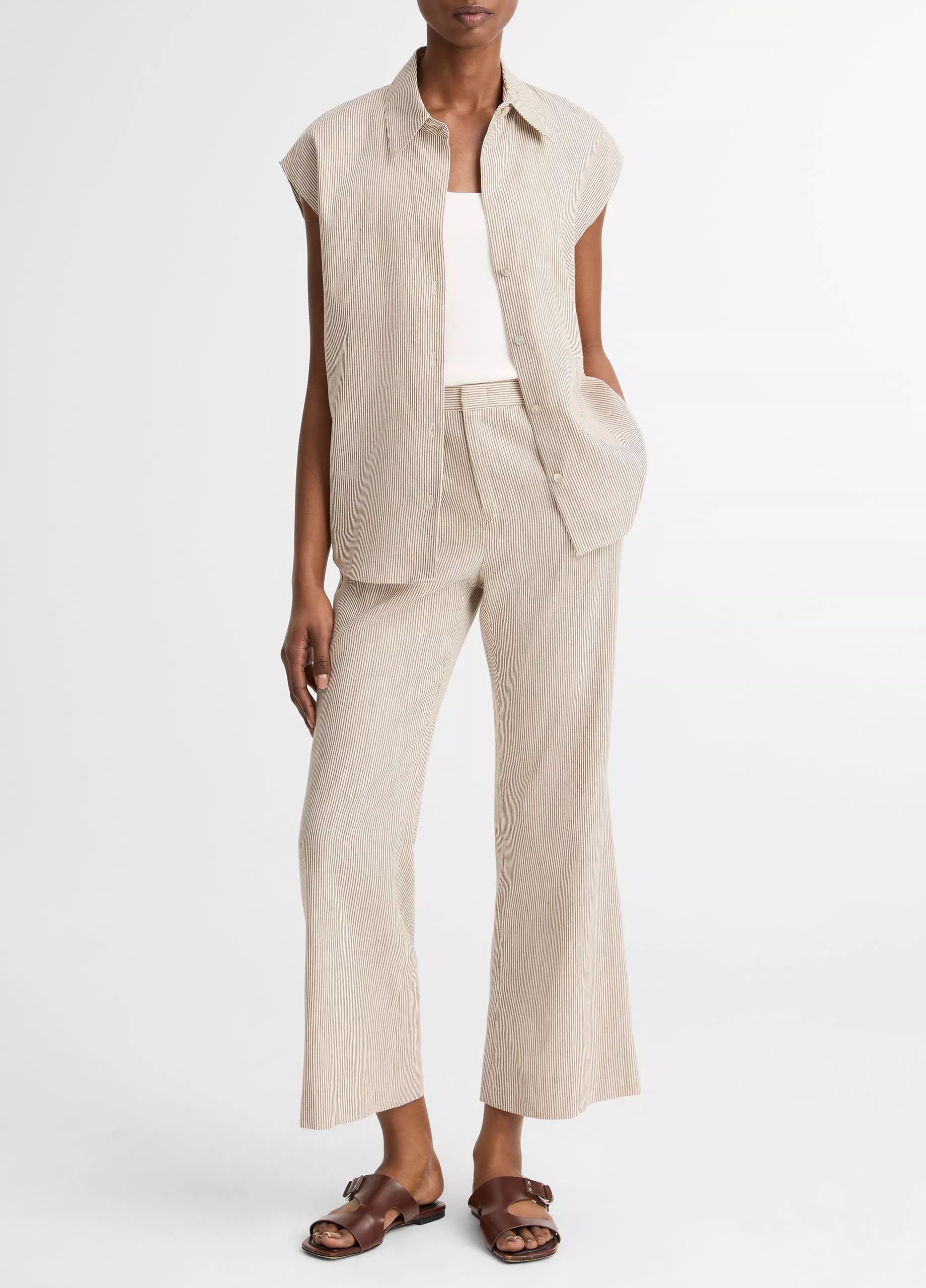 Low Rise Ticking Striped Hose