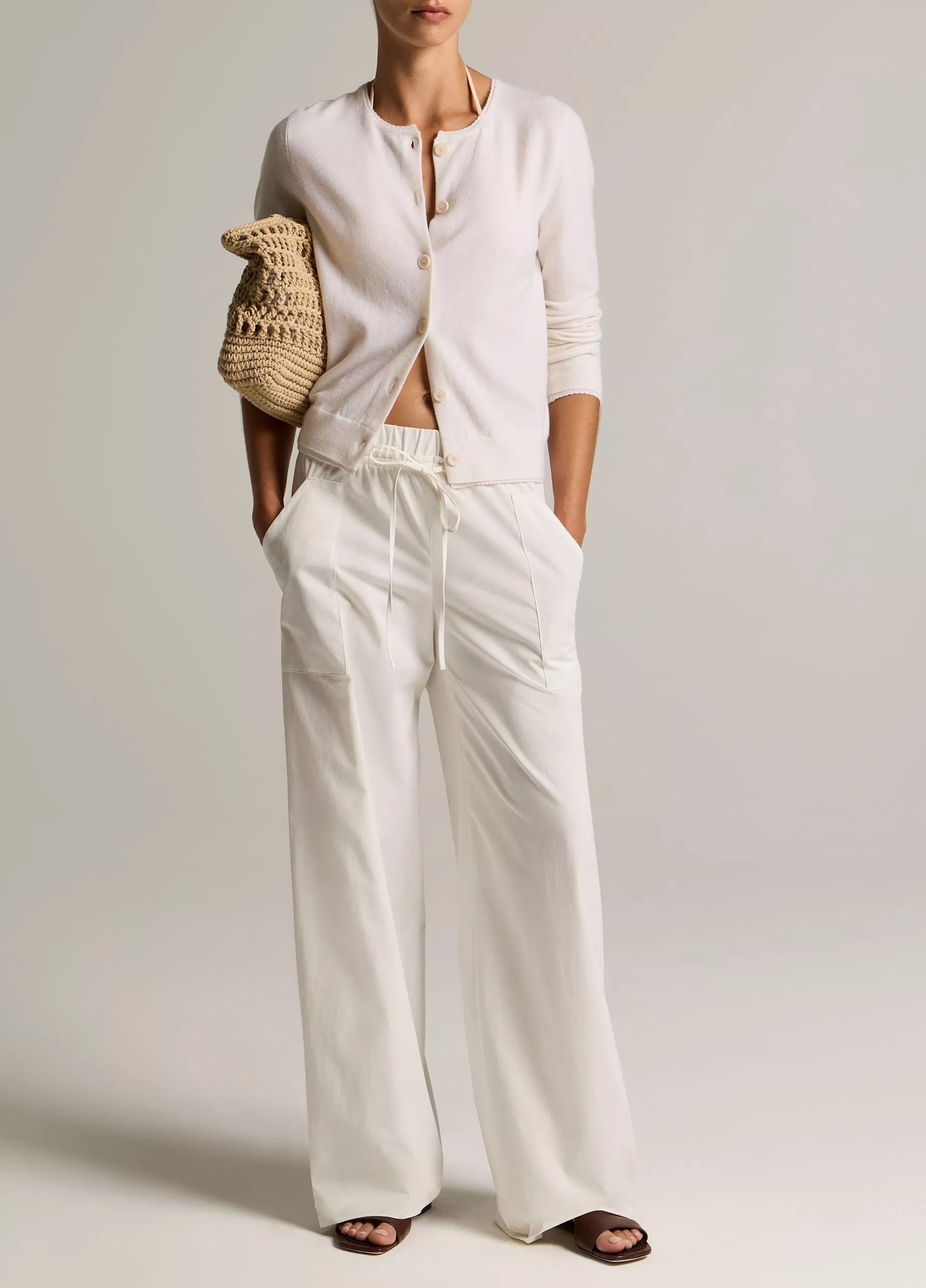 Scallop Trim Cardigan