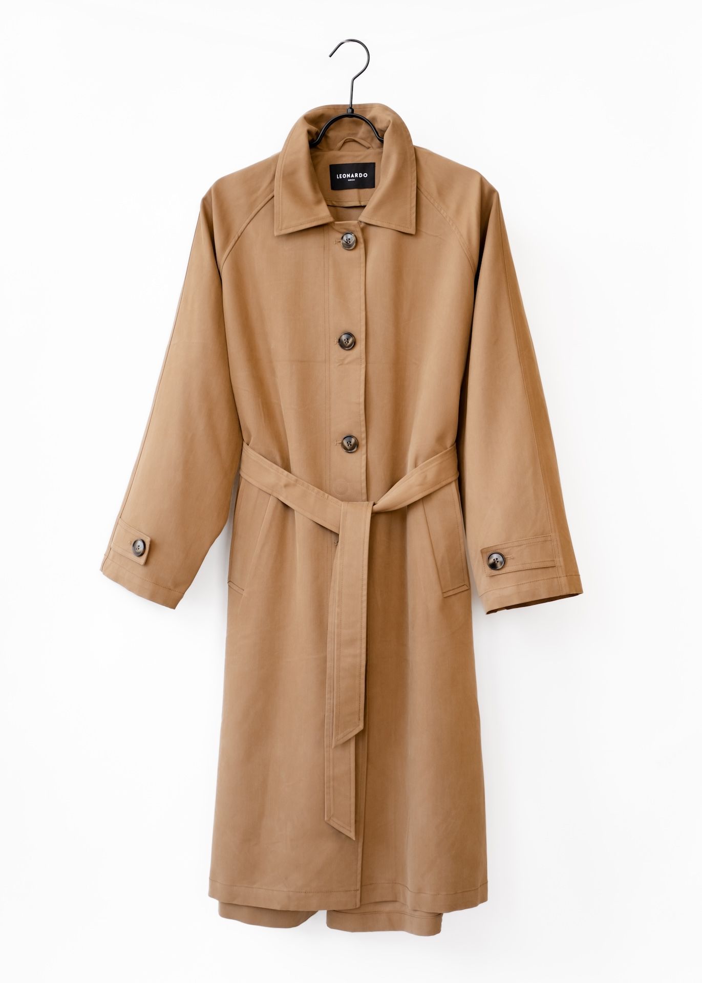 Fabric Women Trench Mantel 