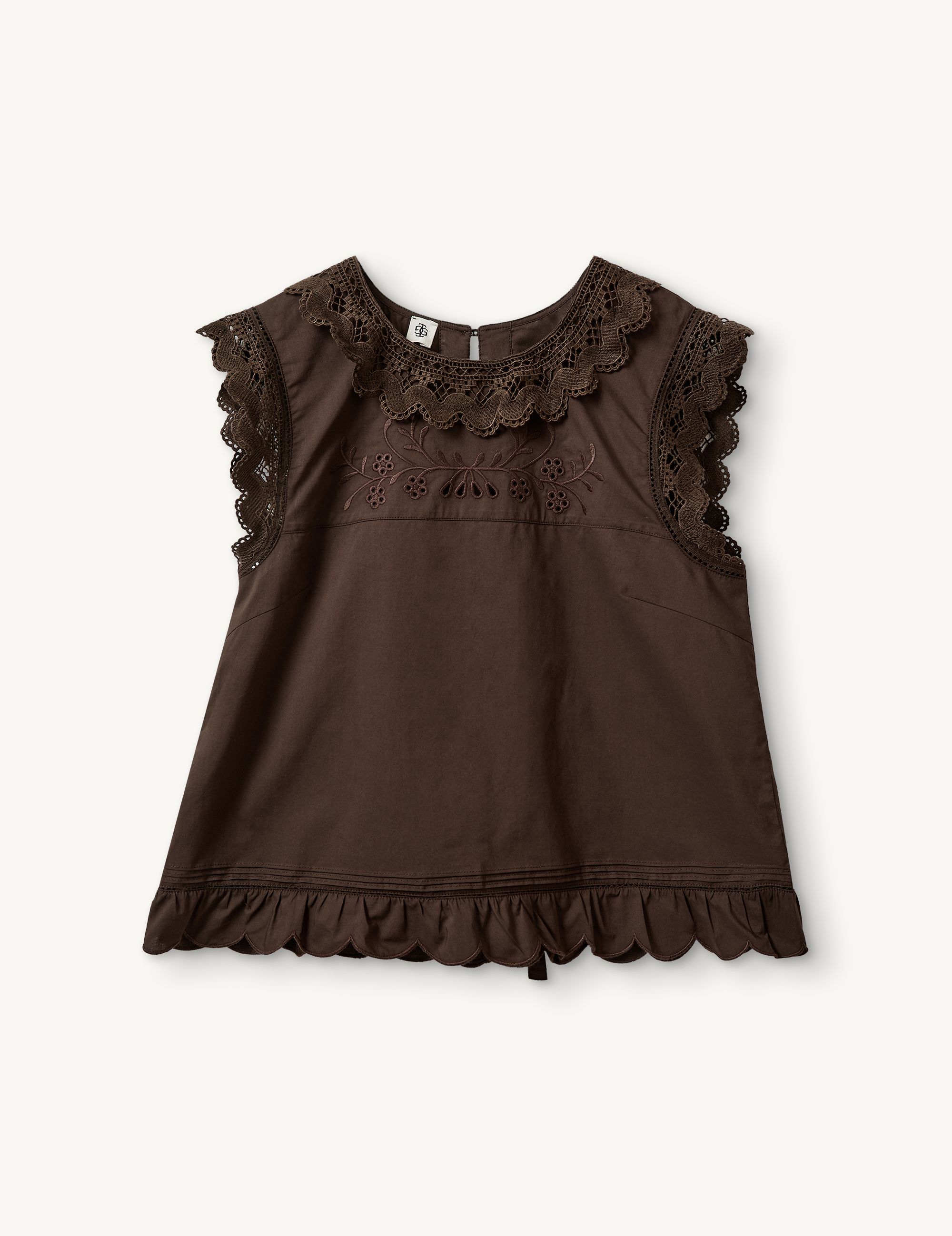 Kirsten Cloth Top Chocolate