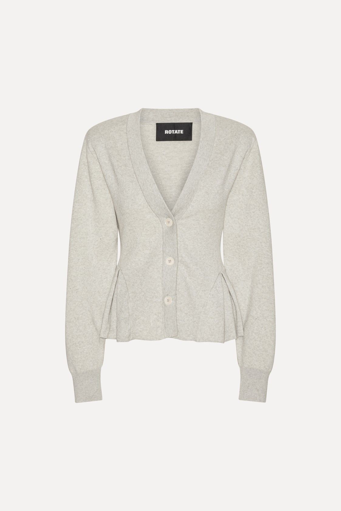 Peplum Strickjacke