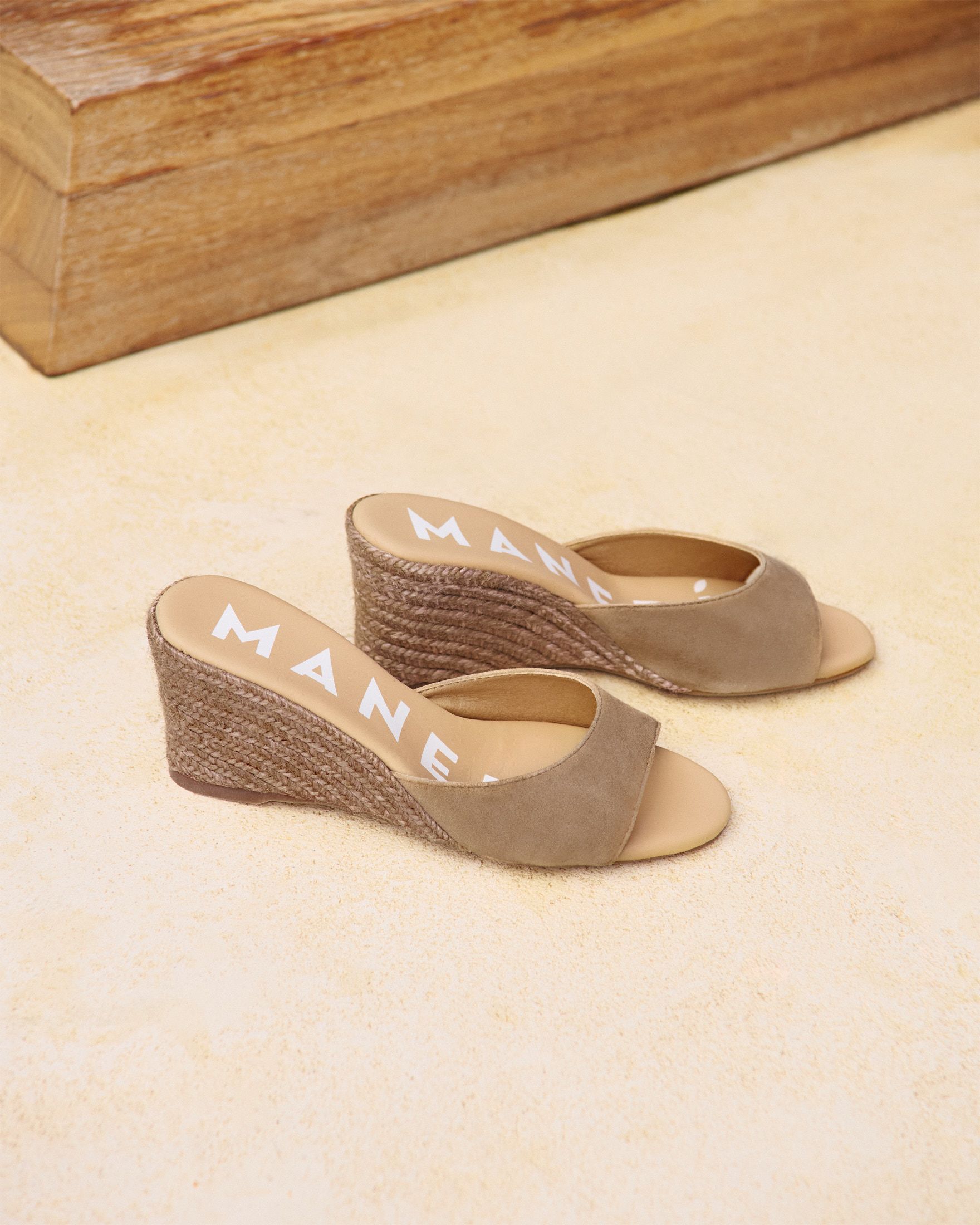 Mule Wedge Espadrilles Sandalen