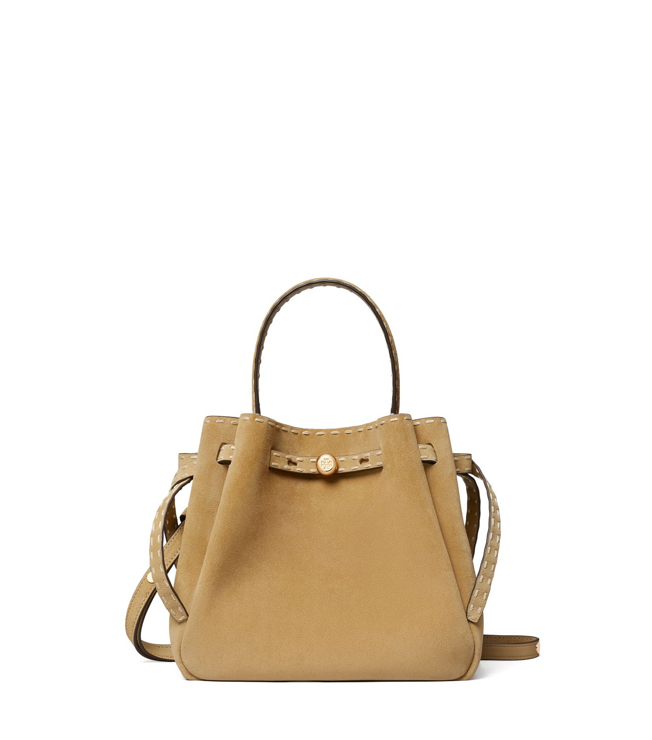 Romy Suede Pick Stitch Tasche