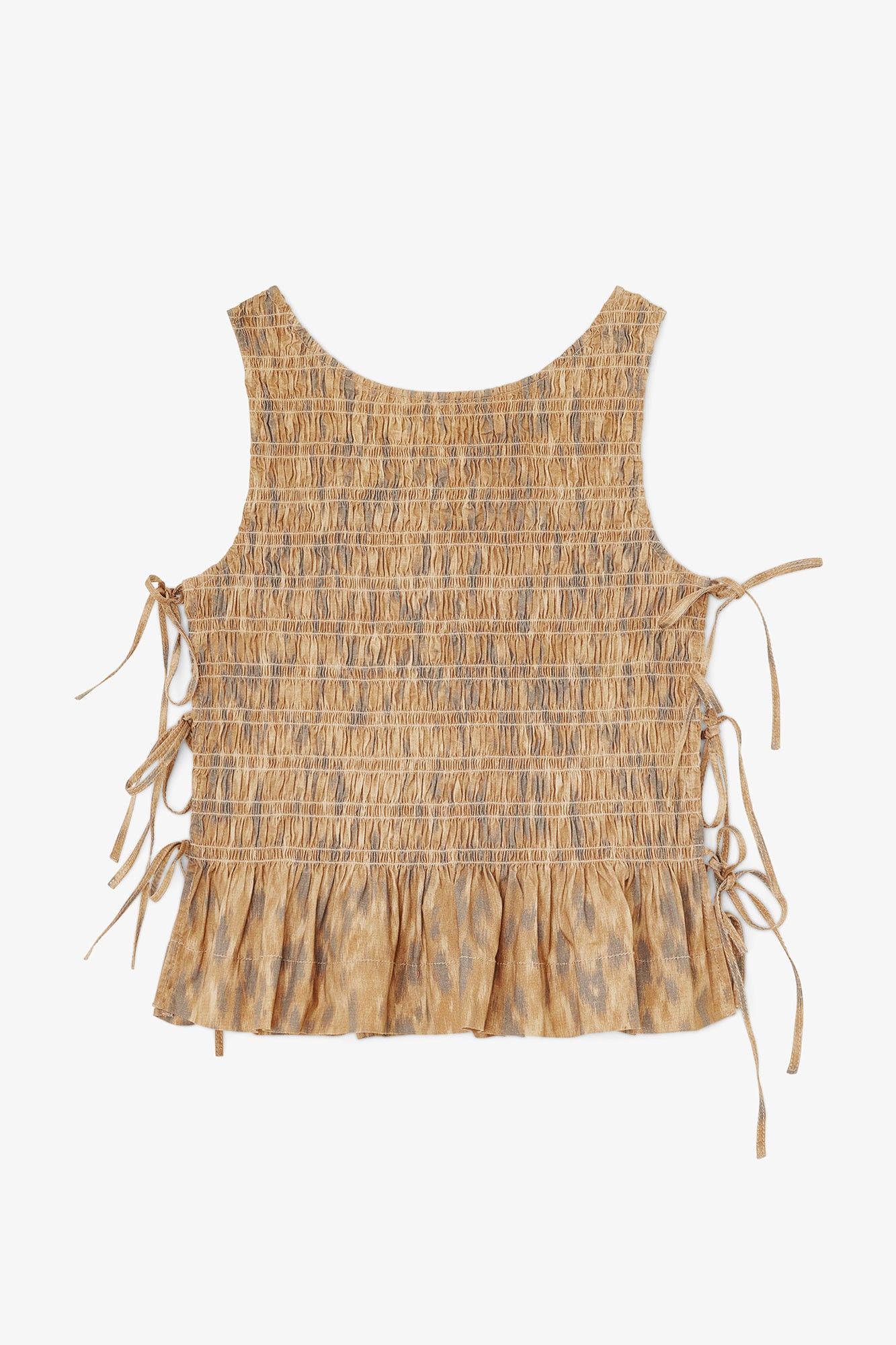 Bluse aus bedrucktem Stretchmaterial