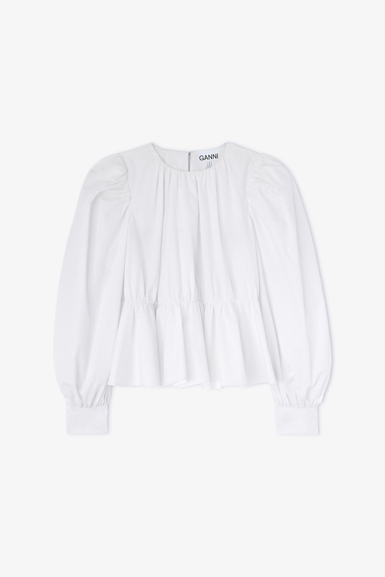 Bluse aus kompaktem Popeline