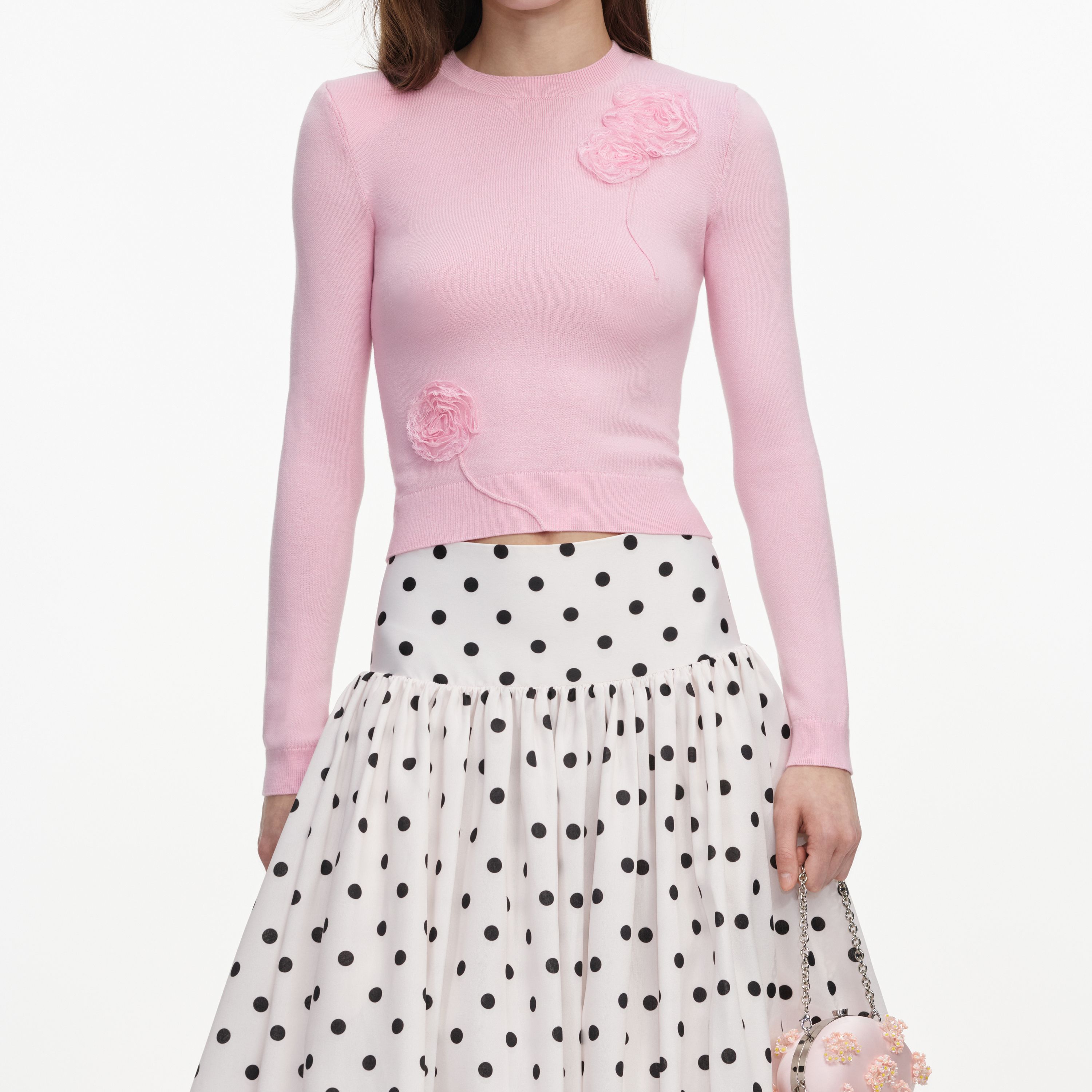 Flower Knit Pullover
