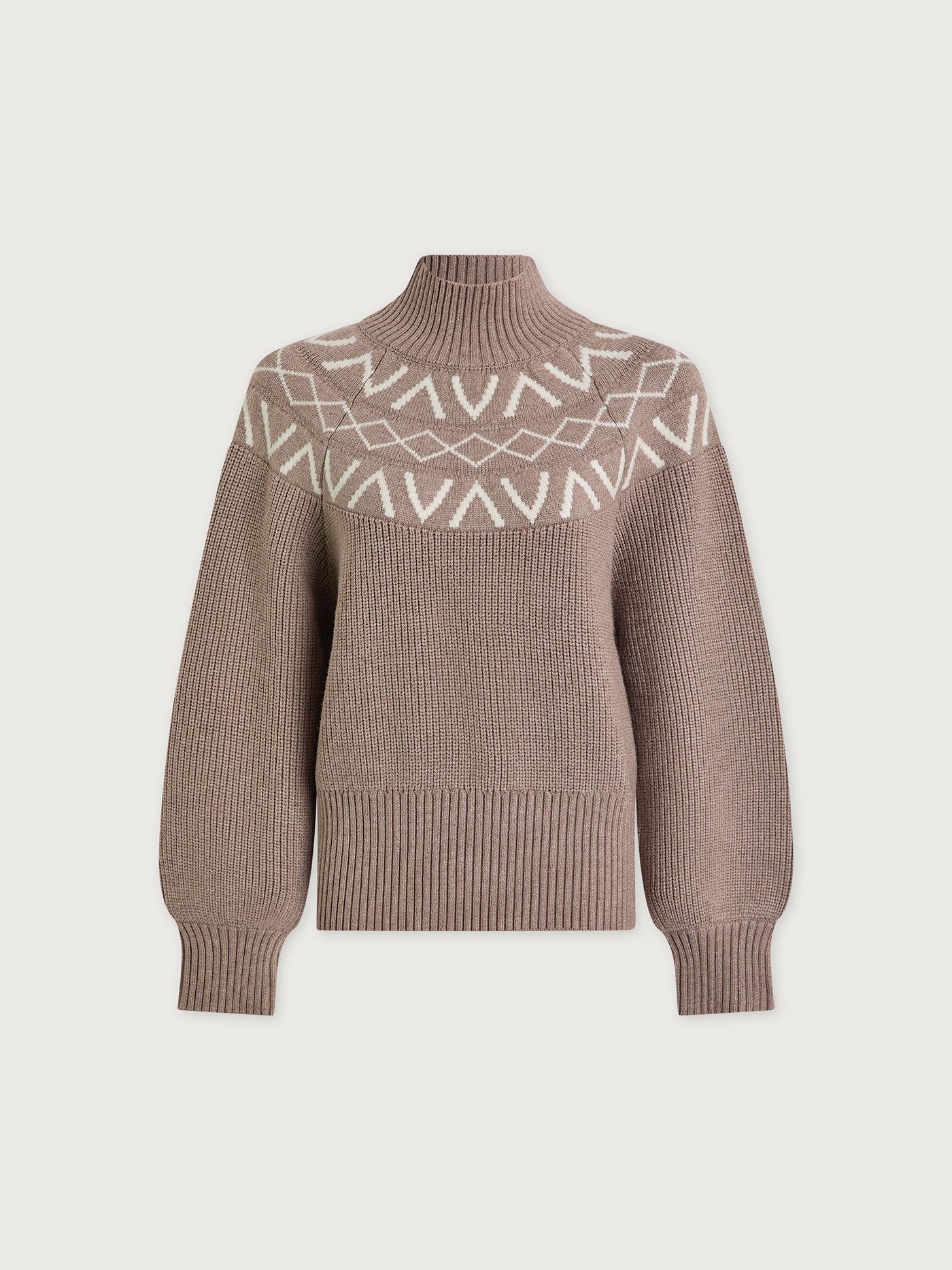 Marcie Fairisle Yoke Pullover