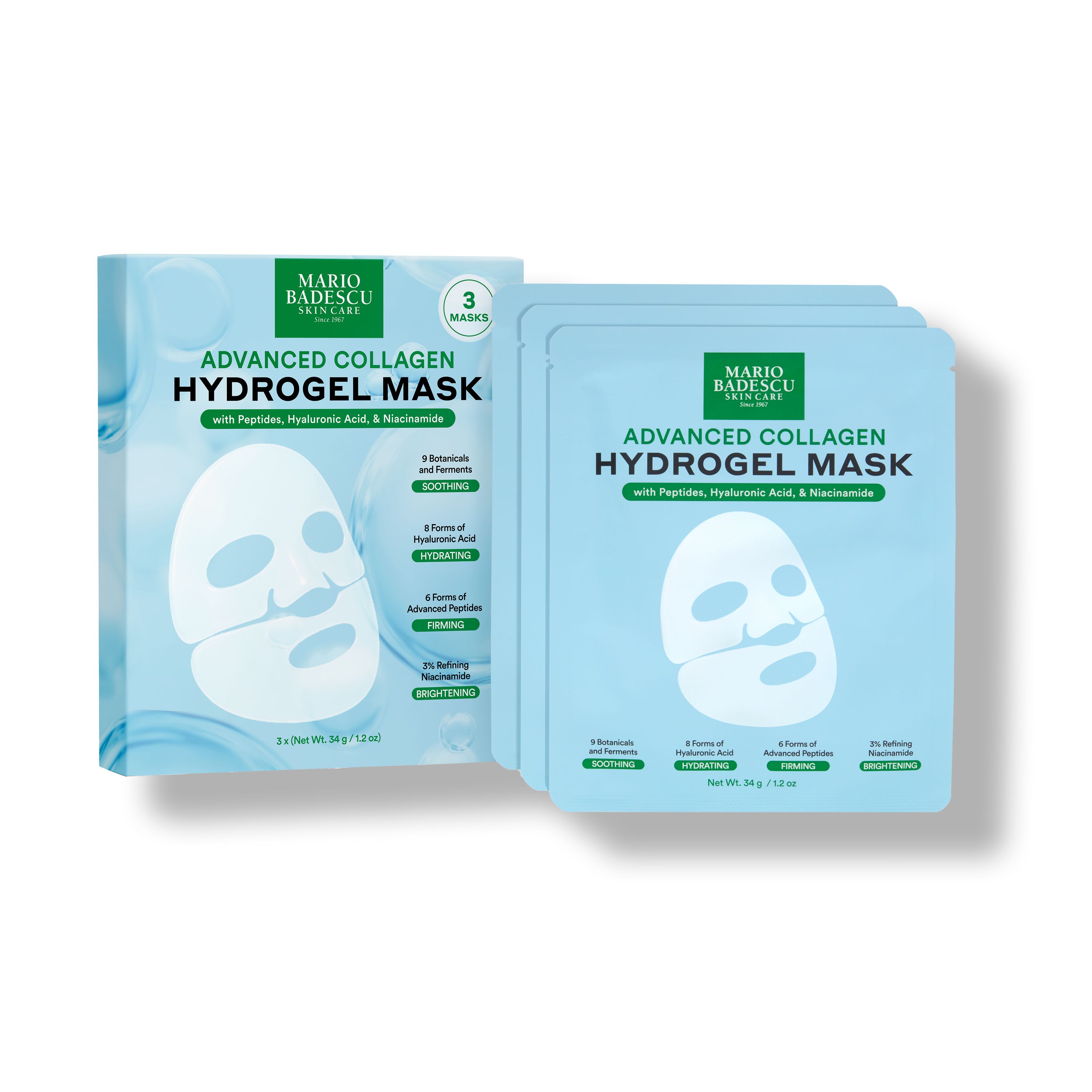MAB Advanced GLASS SKIN CollagenMask 3pa