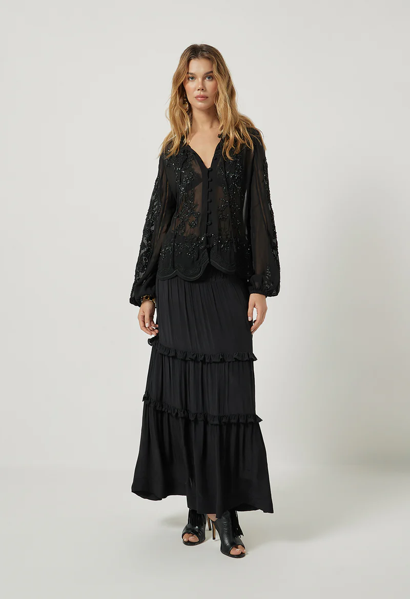 The All Over Hand Embroidered Bluse 