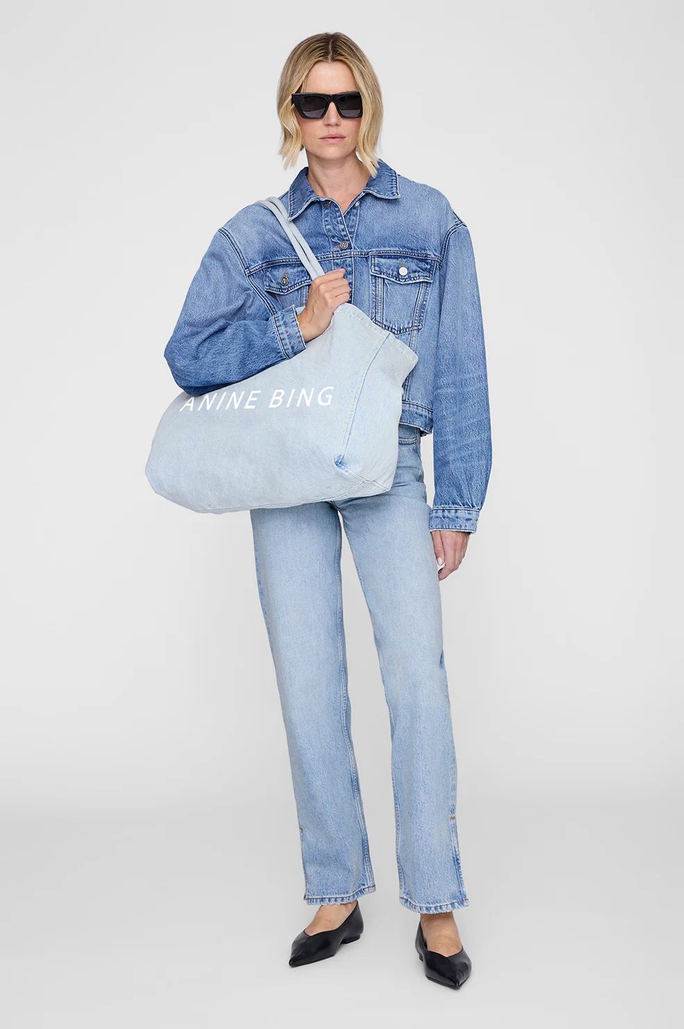 Leo Denim Tote Tasche